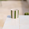 Striped espresso cup