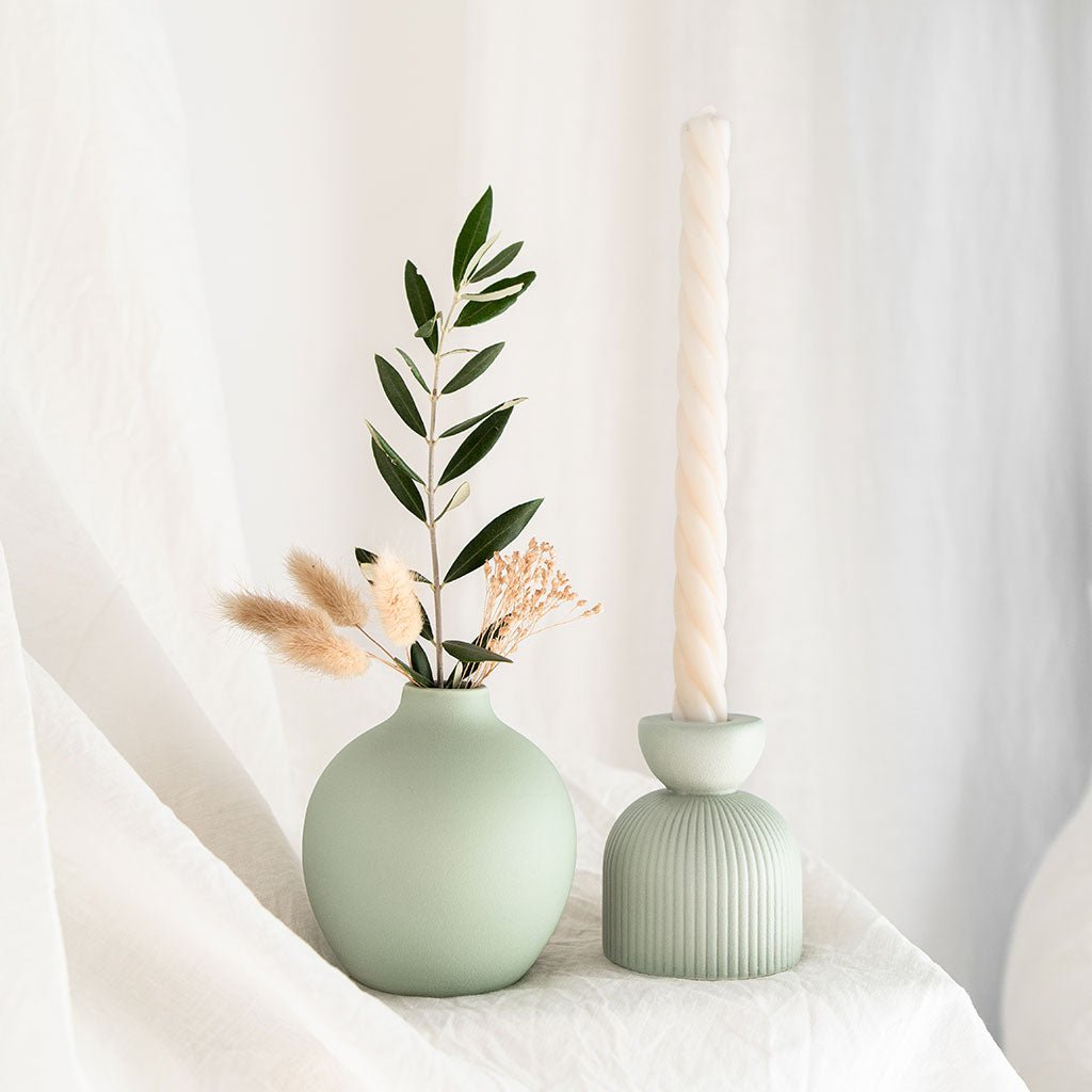 Soliflore en céramique Mediterranea - Vert - Oustao