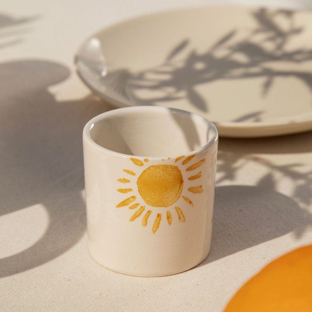 Tasse à espresso en céramique - Soleil - Oustao