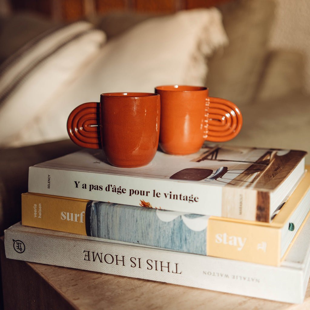 Tasse en céramique Ambre - Terracotta - Oustao